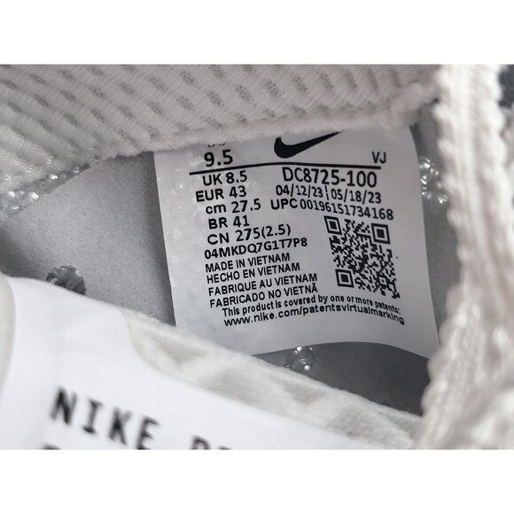 Nike Zoom Rival Track Field Distance Men White Gray Size 9.5 DC8725 100 - Picture 9 of 10